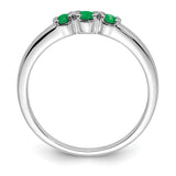 Sterling Silver wedding band ring alternate angle