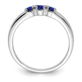 Sterling Silver wedding band ring alternate angle