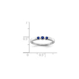 Sterling Silver wedding band ring shown for scale