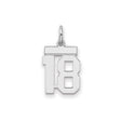 Sterling Silver Number 18 Pendant, Polished Modern Numeric Charm, Unisex Commemorative Jewelry