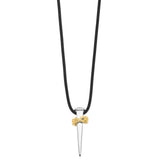 No Greater Love Nail 16 Inch Necklace Charm Pendant in Real 925 Sterling Silver