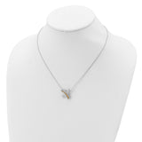 Sealed With a Kiss 18in Necklace Charm Pendant in Real 925 Sterling Silver