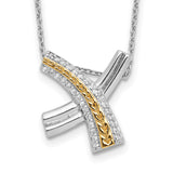 Sealed With a Kiss 18in Necklace Charm Pendant in Real 925 Sterling Silver