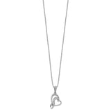 A Gift For My Sister For My Bridesmaid 18in Necklace Charm Pendant in Real 925 Sterling Silver