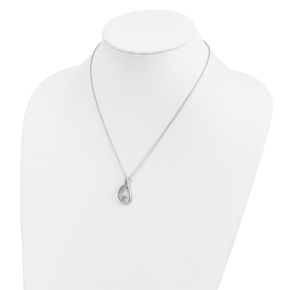 Friendship 18in Necklace Charm Pendant in Real 925 Sterling Silver