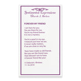CZ and FW Cultured Pearl My Friend 18in Heart Necklace Charm Pendant in Real 925 Sterling Silver