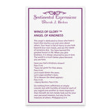 CZ Angel of Kindness 18in Angel Necklace Charm Pendant in Real 925 Sterling Silver