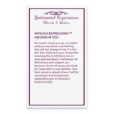 Antiqued I Believe In You 18in Star Necklace Charm Pendant in Real 925 Sterling Silver