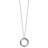 Antiqued My Mother My Gift 18in. Necklace Charm Pendant in Real 925 Sterling Silver
