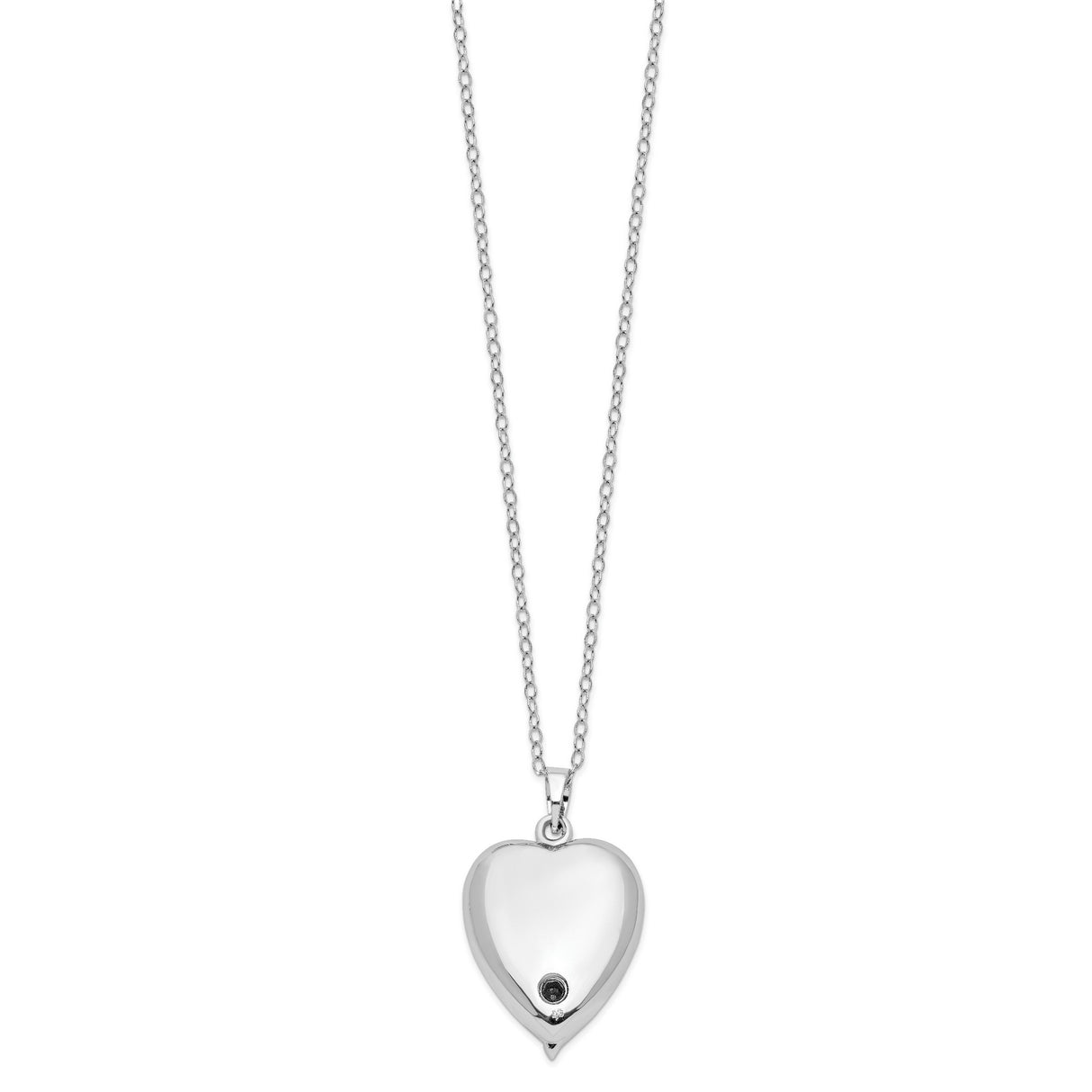 Forever My Baby Ash Holder 18 Inch Necklace Charm Pendant in Real 925 Sterling Silver