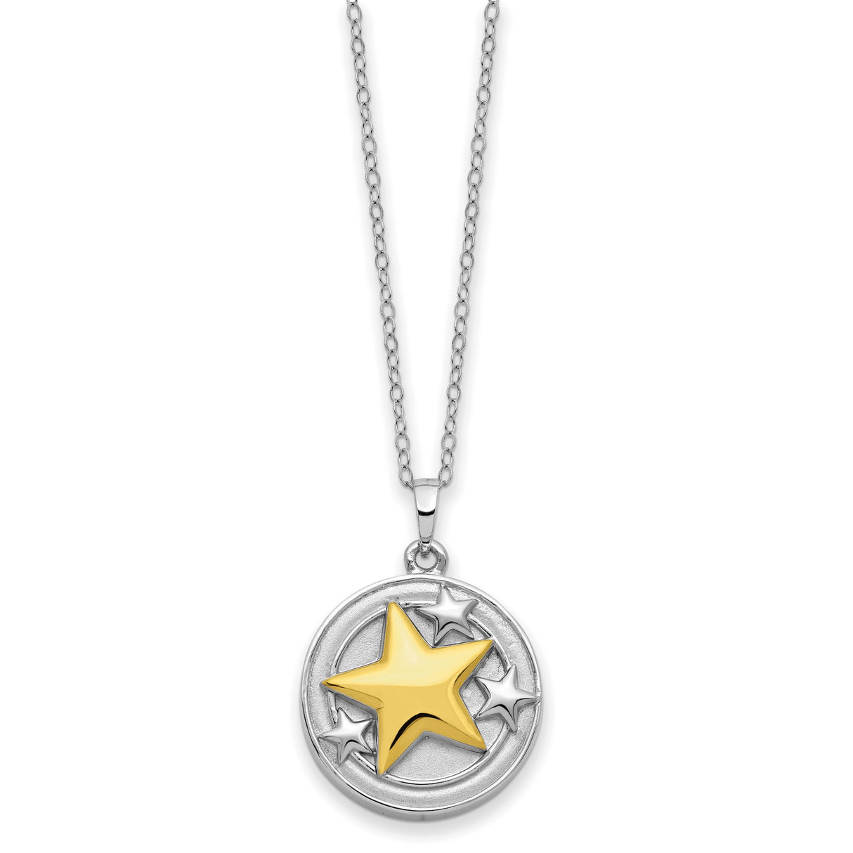 Your Brightest Star Ash Holder 18 Inch Necklace Charm Pendant in Real 925 Sterling Silver