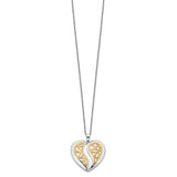 Just Perfect 18in. Necklace Charm Pendant in Real 925 Sterling Silver