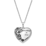 Antiqued Pet Ash Holder 18 Inch Necklace Charm Pendant in Real 925 Sterling Silver