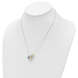 Always Together 18 inch Necklace Charm Pendant in Real 925 Sterling Silver