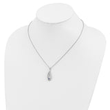 Dec CZ Always in my Heart Birthstone 18 inch Necklace Charm Pendant in Real 925 Sterling Silver