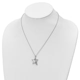 Antiqued Meet Me in the Stars 18 inch Necklace Charm Pendant in Real 925 Sterling Silver