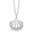 Shell Ash Holder 18 inch Necklace Charm Pendant in Real 925 Sterling Silver