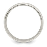 Sterling Silver Milgrain, Domed wedding band ring alternate angle