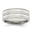 Sterling Silver Flat wedding band ring