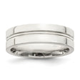 Sterling Silver Flat wedding band ring