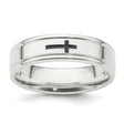 Sterling Silver Flat wedding band ring