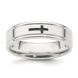 Sterling Silver Flat wedding band ring