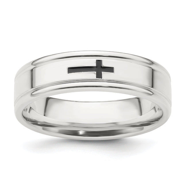 Sterling Silver Flat wedding band ring
