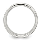 Sterling Silver wedding band ring alternate angle