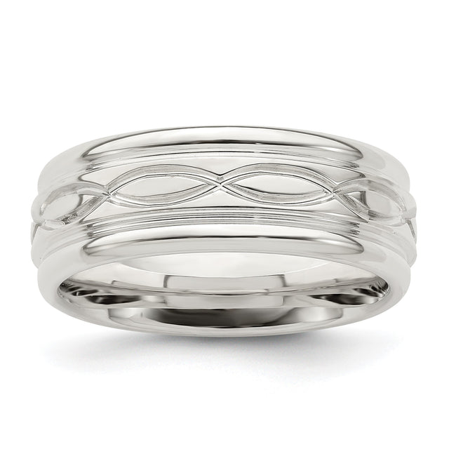 Sterling Silver wedding band ring