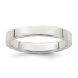 Sterling Silver Flat, Lightweight wedding band ring