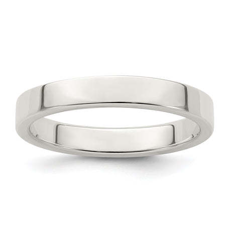 Sterling Silver Flat, Lightweight wedding band ring