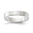 Sterling Silver Flat, Lightweight wedding band ring
