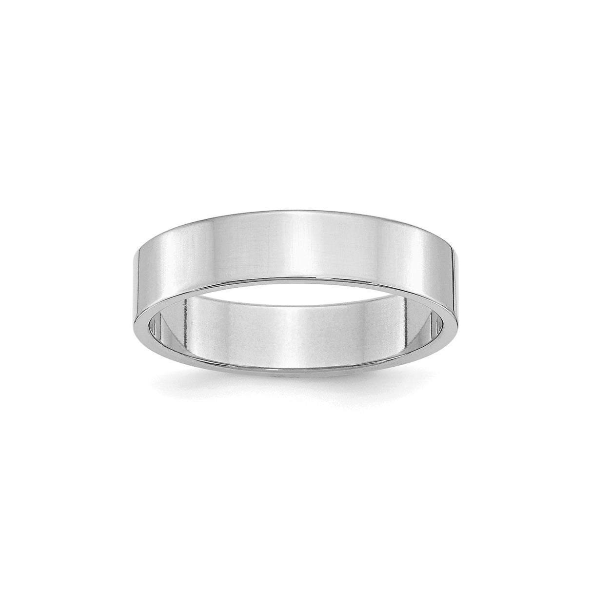 Sterling Silver Flat wedding band ring