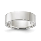 Sterling Silver Flat, Lightweight wedding band ring