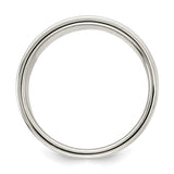Sterling Silver Flat, Lightweight wedding band ring alternate angle