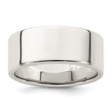 Sterling Silver Flat, Lightweight wedding band ring