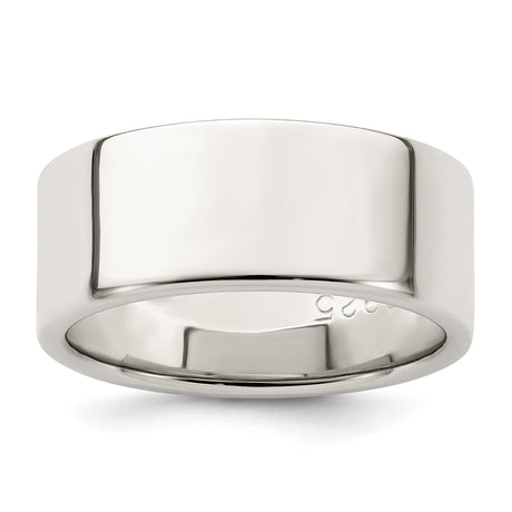 Sterling Silver Flat, Lightweight wedding band ring