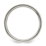 Sterling Silver Flat, Lightweight wedding band ring alternate angle