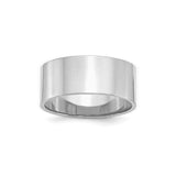 Sterling Silver Flat wedding band ring