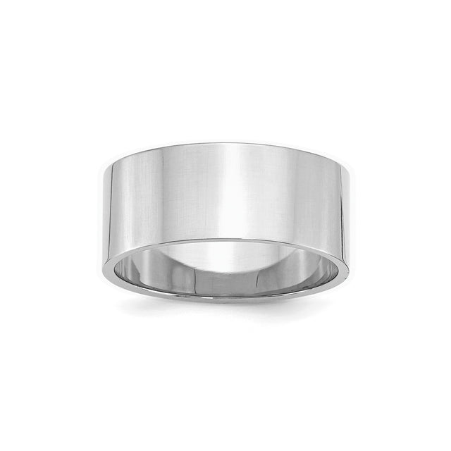 Sterling Silver Flat wedding band ring