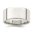 Sterling Silver Flat, Lightweight wedding band ring
