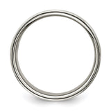 Sterling Silver Flat, Lightweight wedding band ring alternate angle