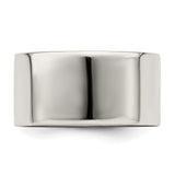 Sterling Silver Flat, Lightweight wedding band ring detail view