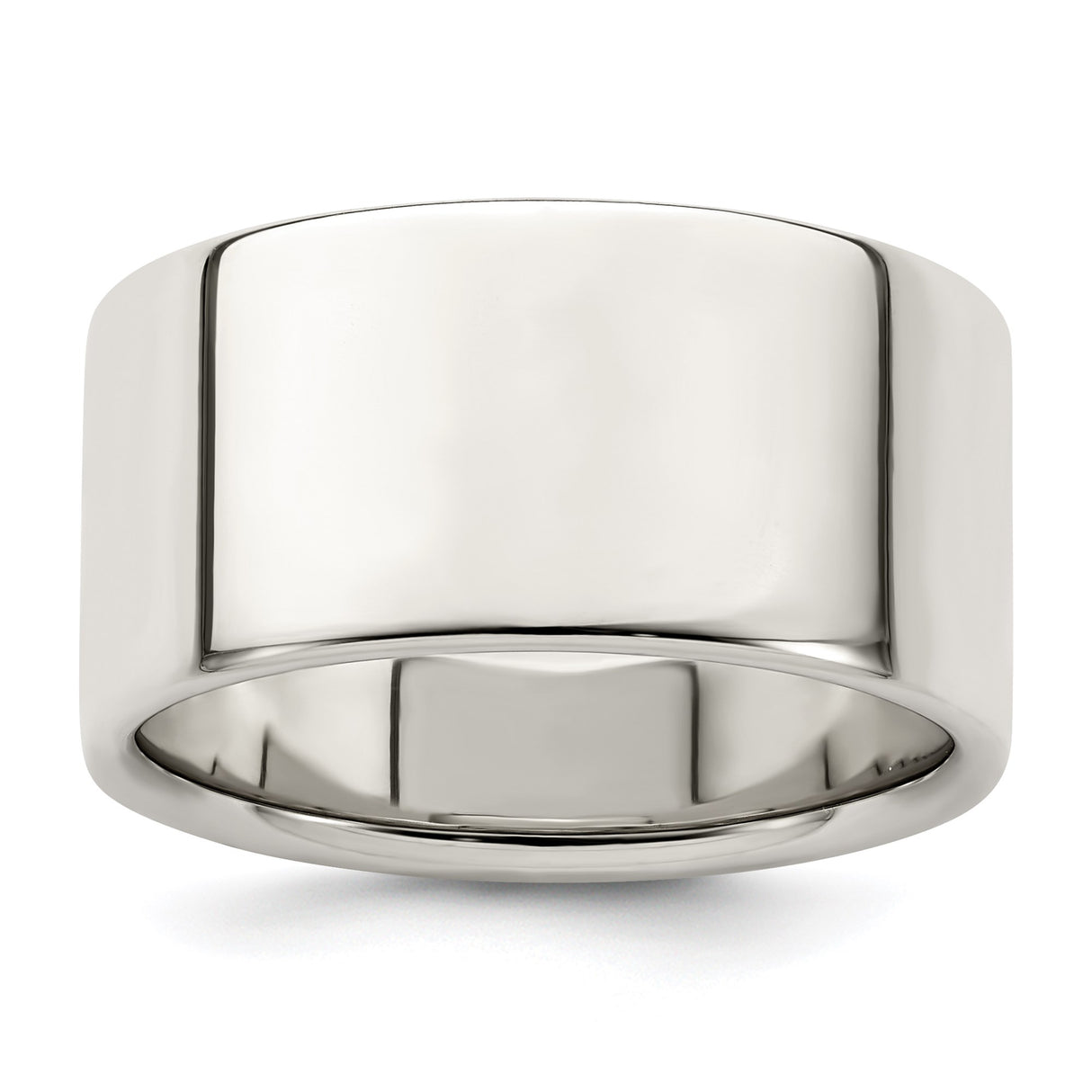 Sterling Silver Flat, Lightweight wedding band ring
