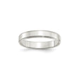 Sterling Silver Flat wedding band ring