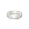 Sterling Silver Flat wedding band ring