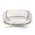 Sterling Silver Flat wedding band ring