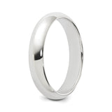 Sterling Silver Domed wedding band ring detail view