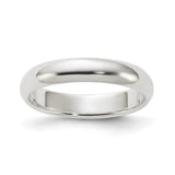 Sterling Silver Domed wedding band ring