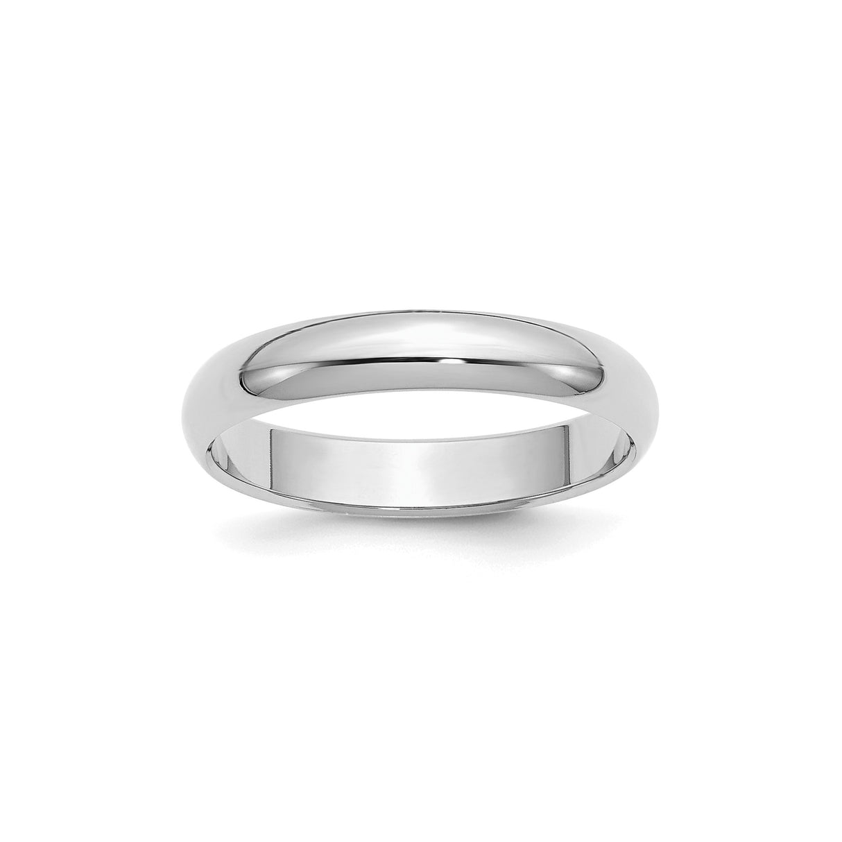 Sterling Silver Domed wedding band ring